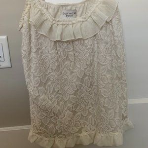 Lace tank top